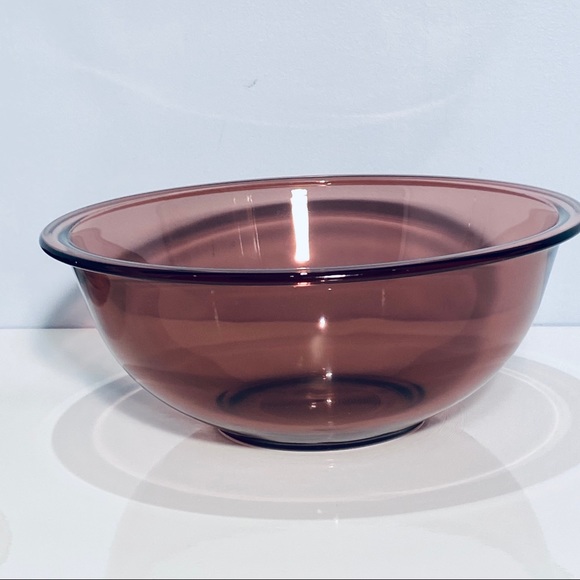 PYREX Amethyst Cranberry Purple Casserole And Bowl Set Of 3 - Picture 10 of 16